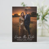 モダンエレガンス　セーブ・ザ・デート　写真発表 招待状 (スタンド正面)