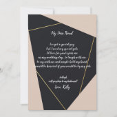 モダンエレガンス ピンク フローラルが私のブライズメイドになります 招待状 (正面)