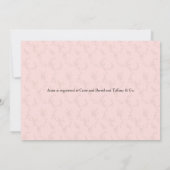 モダンエレガンス ブライダルシャワー 招待状 (裏面)