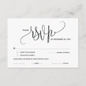 モダンエレガンス 返信 封入カード エンクロージャーカード (正面)