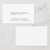 モダンエレガントお洒落デザイントレンディー 名刺 (正面/裏面)