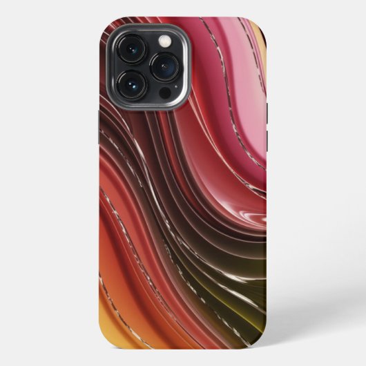 モダンエレガントお洒落勾配 iPhoneケース (裏面)