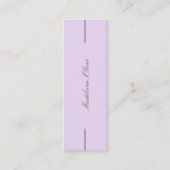 モダンエレガントお洒落弁護士 スキニー名刺 (正面)