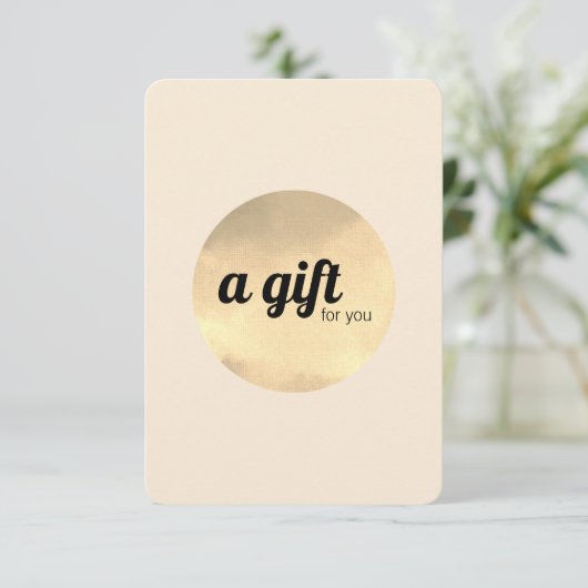 モダンエレガントアンティーク白フェイク金ゴールド円 (スタンド正面)