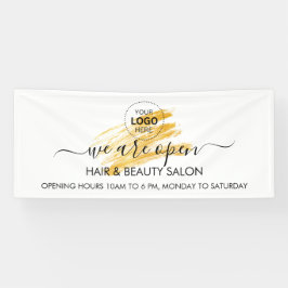 モダンエレガントウェーブグリッター 横断幕