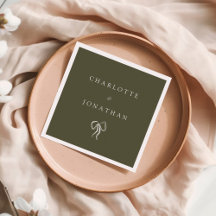 モダンエレガントオリーブグ結婚リーン