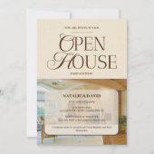 モダンエレガントオープンハウスフォトログビジネス 招待状 (正面)