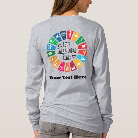 モダンエレガントカスタムトレンディーやる気を起こさせる品 Tシャツ (裏面)