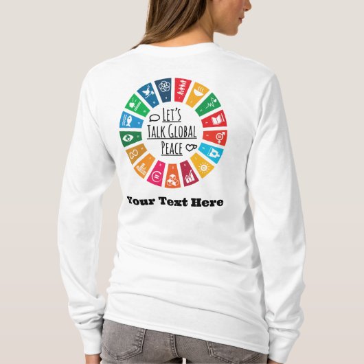 モダンエレガントカスタムトレンディーやる気を起こさせる品 Tシャツ (裏面)