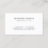 モダンエレガントカラフルシンプルテンプレート 名刺 (裏面)