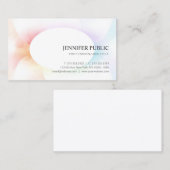 モダンエレガントカラフルトレンディーシンプルテンプレート 名刺 (正面/裏面)