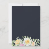 モダンエレガントカラフルバラ結婚式招待状 招待状 (裏面)