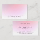 モダンエレガントカラフルプロフェッショナルテンプレート 名刺 (正面/裏面)