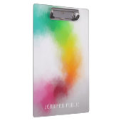 モダンエレガントカラフル抽象芸術テンプレート クリップボード (右)