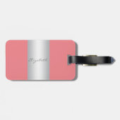 モダンエレガントガーリーの ラゲッジタグ (裏面横)