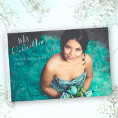 モダンエレガントキンセアニェラ15誕生日写真 ゲストブック