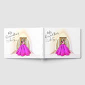 モダンエレガントキンセアニェラ15誕生日写真 ゲストブック (全面)