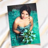 モダンエレガントキンセアニェラ15誕生日写真 セーブザデート