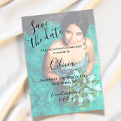 モダンエレガントキンセアニェラ15誕生日写真 セーブザデート