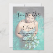 モダンエレガントキンセアニェラ15誕生日写真 セーブザデート (正面)