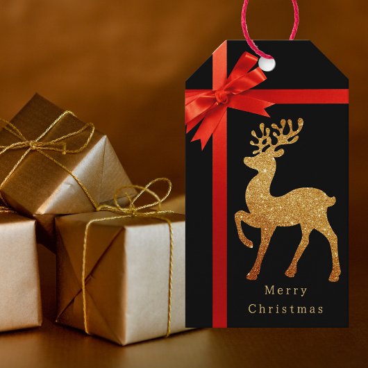 モダンエレガントクラシッククリスマス ギフトタグ