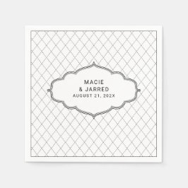 モダンエレガントクラシック スタンダードカクテルナプキン