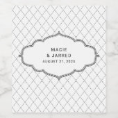 モダンエレガントクラシック ワインラベル (シングルラベル)