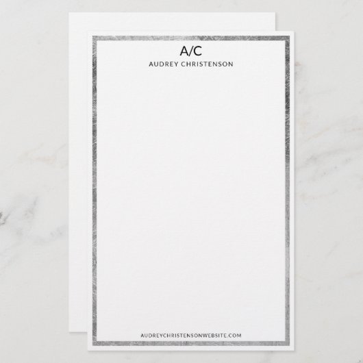 モダンエレガントクラシック 便箋 (正面/裏面)