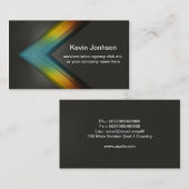 モダンエレガントクリエイティブお洒落プロフェッショナル 名刺 (正面/裏面)