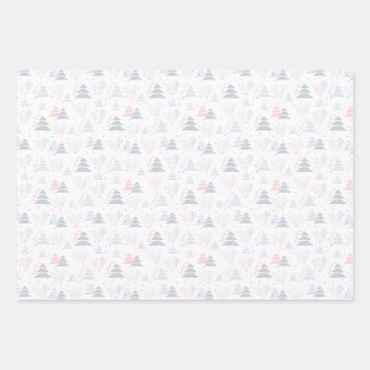 モダンエレガントクリスマス ラッピングペーパーシート (正面2)