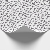 モダンエレガントクリスマス ラッピングペーパー (角)