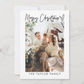 モダンエレガントクリスマス 招待状 (正面)