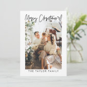 モダンエレガントクリスマス 招待状 (スタンド正面)