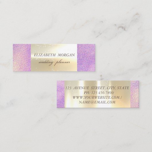 モダンエレガントグラモフェイクハウス スキニー名刺 (正面/裏面)