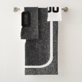 モダンエレガントグリッターカレッジバスケットボールスポーツ バスタオルセット (インサイチュ)