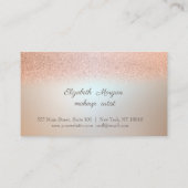 モダンエレガントグリッターロイヤリティカード ロイヤリティカード (裏面)