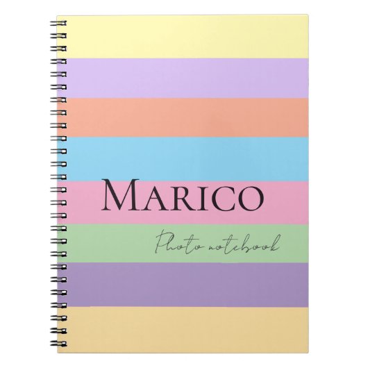 モダンエレガントシンプルい ノートブック (正面)