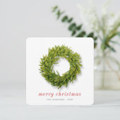 モダンエレガントシンプルシックリース シーズンカード (スタンド正面)