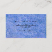 モダンエレガントシンプルタイポグラフィロイヤリティカード 名刺 (裏面)