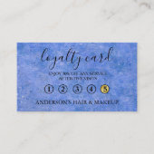 モダンエレガントシンプルタイポグラフィロイヤリティカード 名刺 (正面)