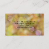 モダンエレガントシンプルタイポグラフィロイヤリティカード 名刺 (裏面)