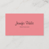 モダンエレガントシンプルテンプレートタイポグラフィトレンディー 名刺 (正面)