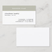 モダンエレガントシンプルテンプレートプロフェッショナルカッコいい 名刺 (正面/裏面)