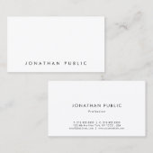 モダンエレガントシンプルテンプレートプロフェッショナルトレンディー 名刺 (正面/裏面)