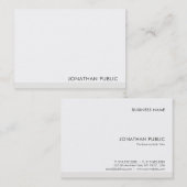 モダンエレガントシンプルテンプレートプロフェッショナル 名刺 (正面/裏面)