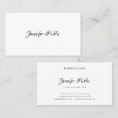 モダンエレガントシンプルデザインテンプレートプロフェッショナル 名刺 (正面/裏面)