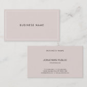 モダンエレガントシンプルデザインプロフェッショナルトレンディー 名刺 (正面/裏面)