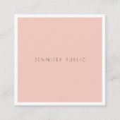 モダンエレガントシンプルデザインプロフェッショナル スクエア名刺 (正面)