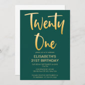 モダンエレガントシンプルパーティー 招待状 (正面/裏面)