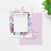 モダンエレガントシンプルフローラジュエリー表示カード (デスク)